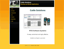 Tablet Screenshot of cattle.hiqsoft.com
